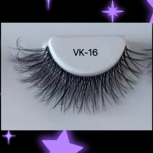 Clear Band 3D Volume Faux Mink Lashes VK-16
