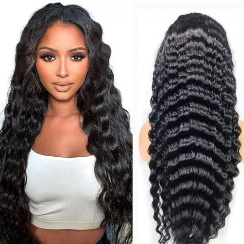 Full Lace Wig 26inch #1 Deep Wave
